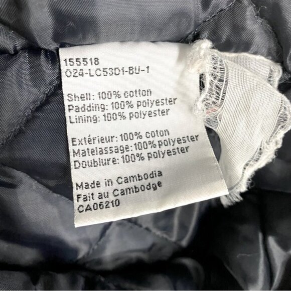 Forcefield Blue Plaid Snap Front Insulated Work Shirt Jacket Shacket M - Picture 4 of 16